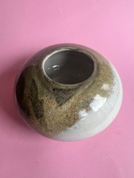 Vase: Marbled Shino Orb