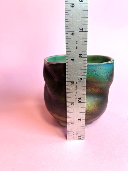 Cup: Marbled Green Smoke