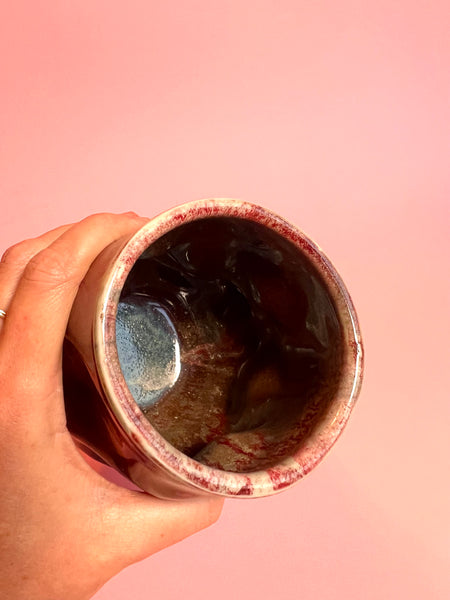 Cup: Crimson & Bubbles