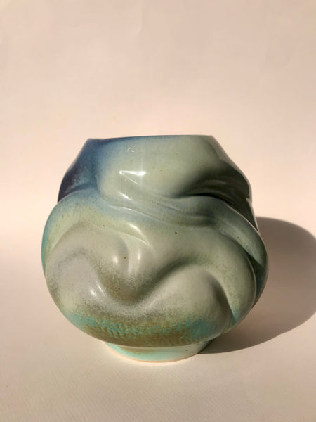 Vase: Cumulus Bloom Blue & Purple