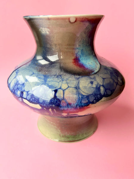 Vase: Large Bellied & Bubbled