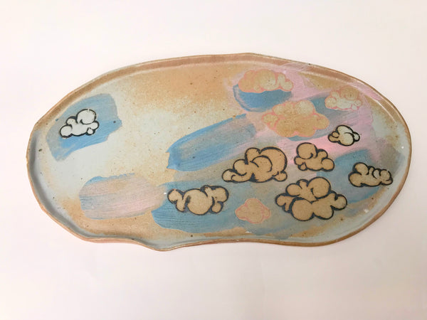 Platter: Clouds 11.75"w