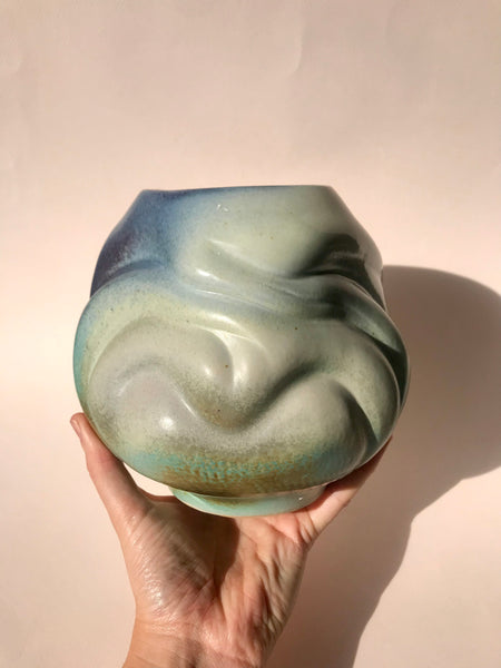 Vase: Cumulus Bloom Blue & Purple