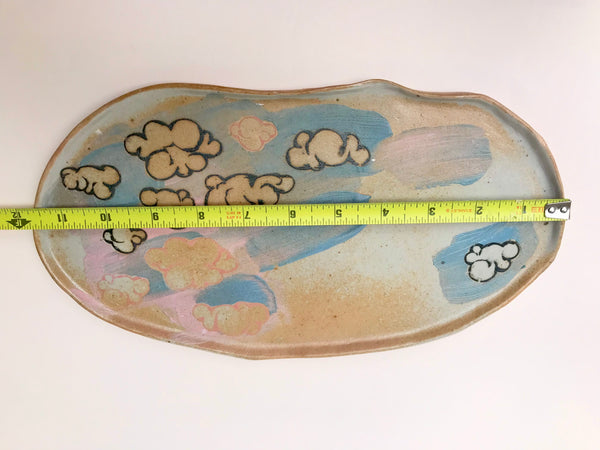 Platter: Clouds 11.75"w