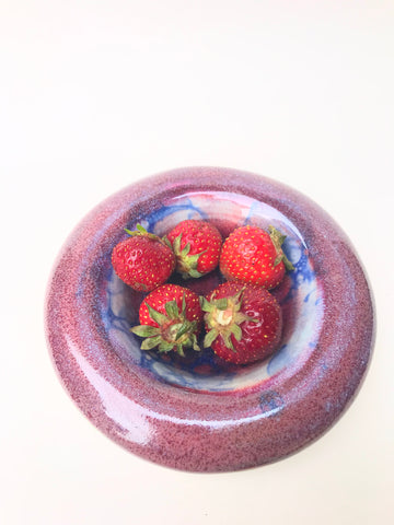 Bowl: Orb with Cherry Bubbles