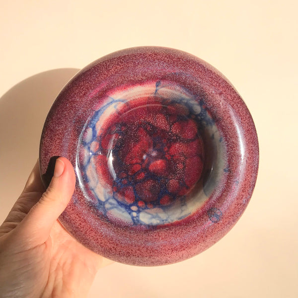 Bowl: Orb with Cherry Bubbles
