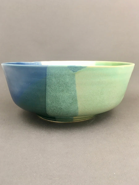 Bowl: Large Blue & Green
