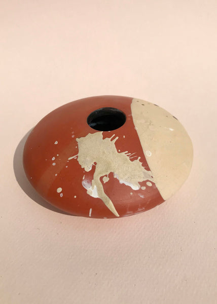 Vase: Terra Cotta Bud Vase